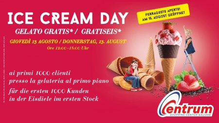 FERRAGOSTO 2019 - ICE CREAM DAY